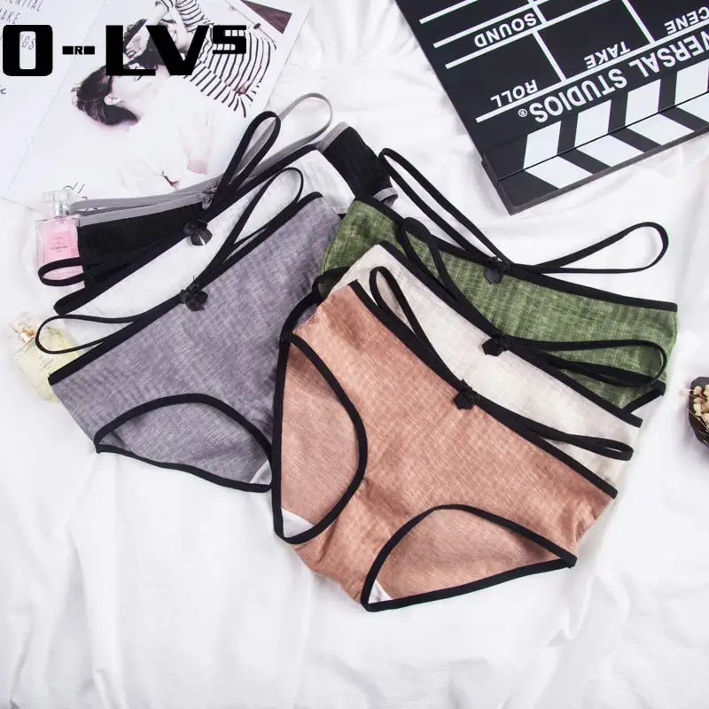 

MISTHIN Women's Underwear Cotton Sexy Lace Panties Everyday Briefs Lingerie Girls Ladies Knickers Briefs button bow P0053
