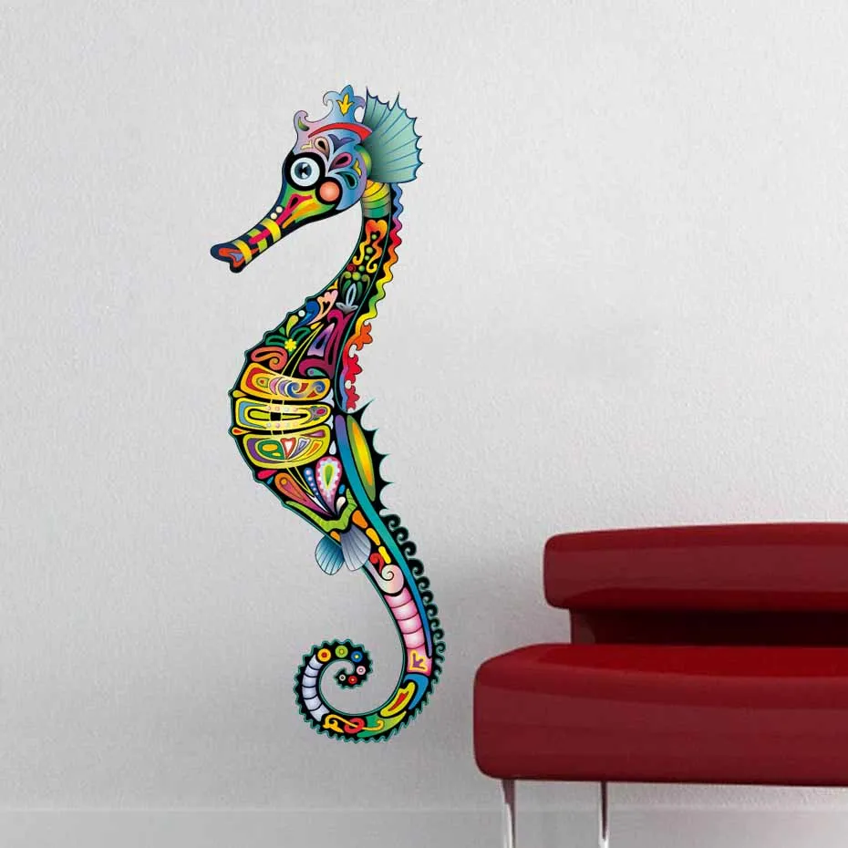 Seahorse wall sticker (4)