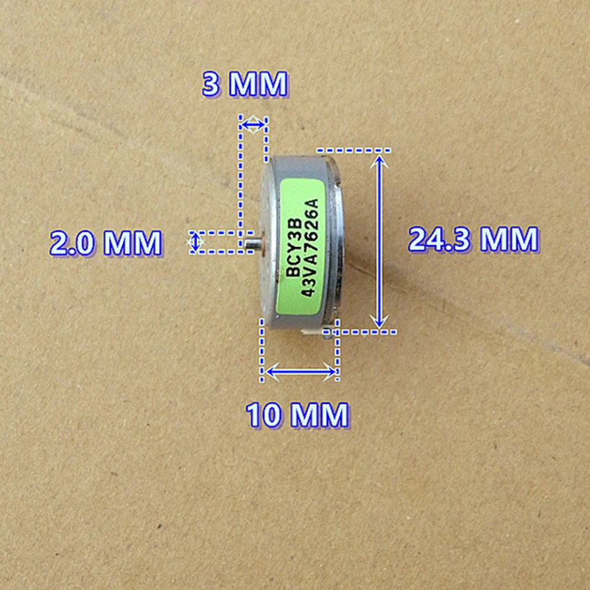 Солнечный двигатель 400 микро двигатель постоянного тока DC3V 6500 об/мин ультра-тонкий круглый Двигатель Диаметр 24,3 мм электрическая техника аксессуары Высокое качество Новинка