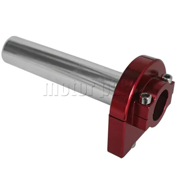 

Universal CNC Aluminum Accelerator 22mm Throttle Twist Grips For Most Brand Motorcycle Scooter Bike With 7/8" Handlebars Red