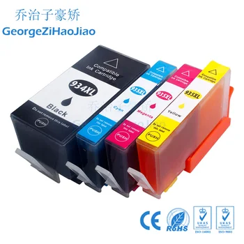 

4 pcs 935 934XL ink cartridge compatiblefor For HP934 HP935 Officejet pro 6230 6830 6835 6812 6815 6820 printer ZH