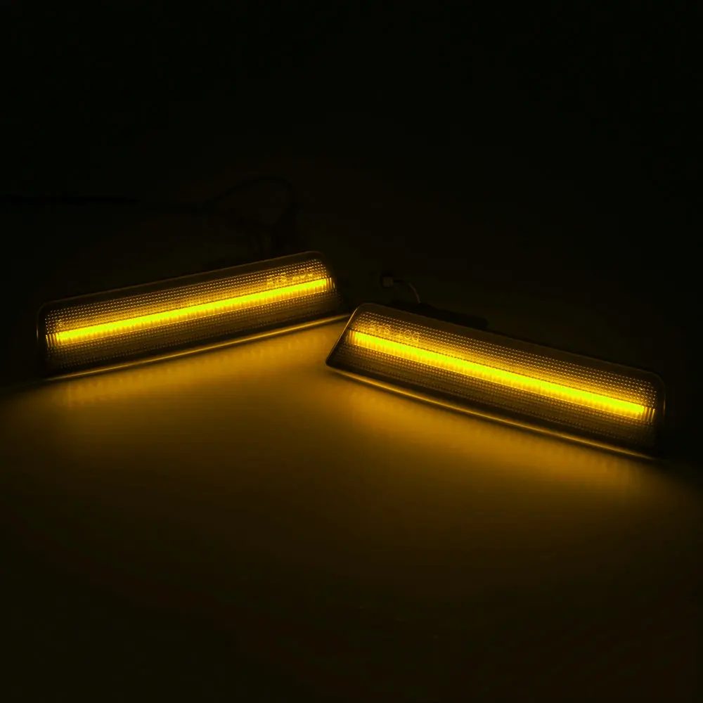 (F) Front Side LED Turn Signals Car Stop Marker Lamps For Dodge Challenger 2008-2014 (11)