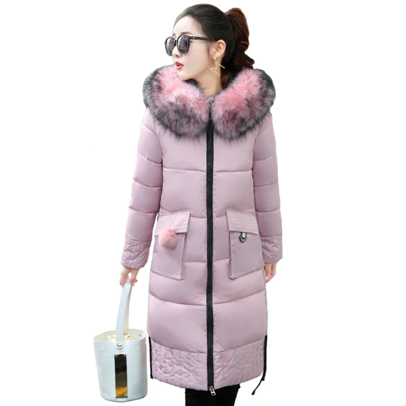 Hooded Winter Jacket Women 2018 High Quality Womens Winter Jackets Long