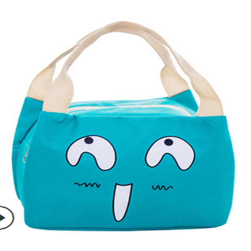Сумка для ланча Duopindun Kawaii с милым мультяшным рисунком многоразовая Портативная