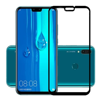 

30 Pcs/Lot 9H Premium Tempered Glass for Huawei Y9 2019 Full Coverage Screen Protector Protective Film for Huawei Y9 2019