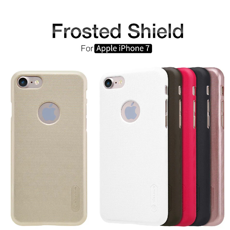 for iPhone 7 plus Case Nillkin Frosted Shield Hard Plastic PC Back Cover Apple 7Plus with Screen Protector | Мобильные телефоны и