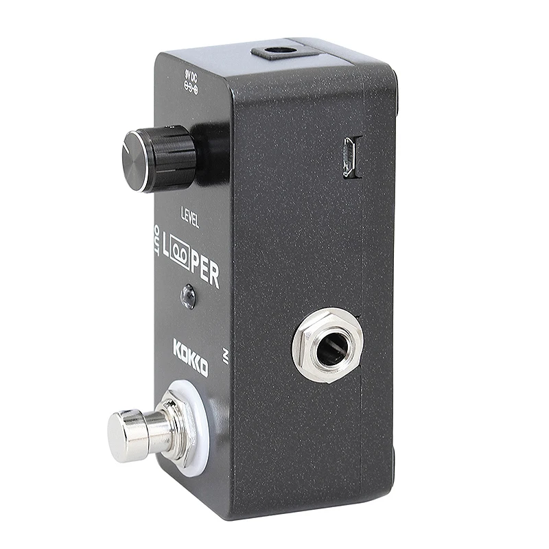 KOKKO педаль для гитары Looper 24bit без потерь Профессиональная Гитара с эффектом баса