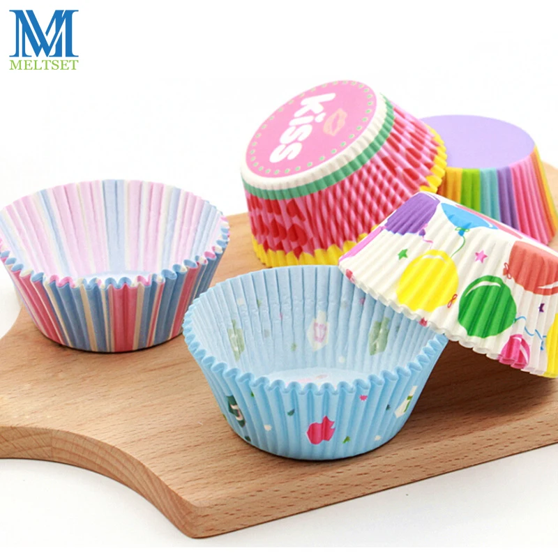 1000pcs Greaseproof Paper Cupcake Liners Muffin Cases Party Decorating Cake Mold Baking Cups | Дом и сад