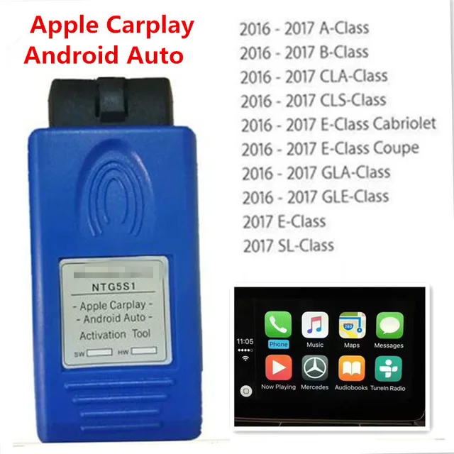 

for Apple CarPlay and Android Auto activation tool for NTG5 S1 Update by Update by MB STAR C4 OR sd C5 XENTRY