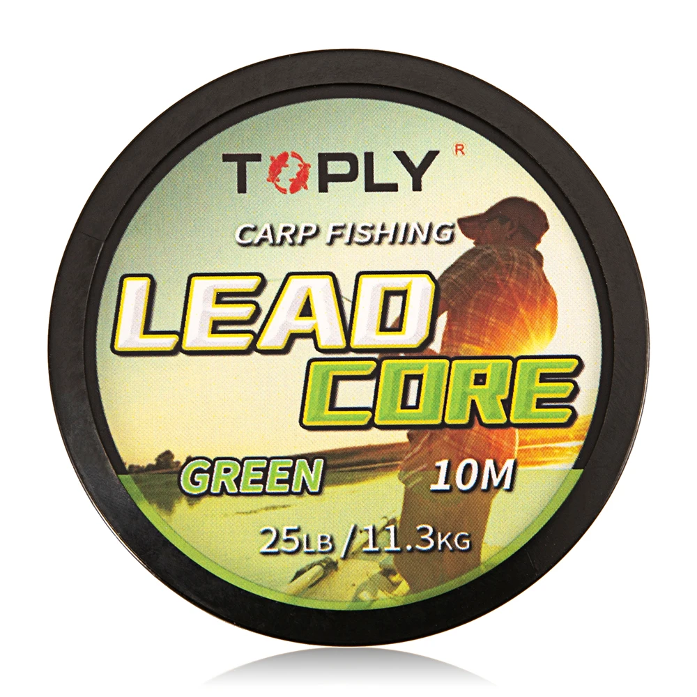 Рыболовная леска Toply, 10 м, леска Leadcore, плетеная Троллинг, леска для ловли карпа, Полиэтиленовая леска, 25 фунтов/35 фунтов/45 фунтов/60 фунтов для рыбалки