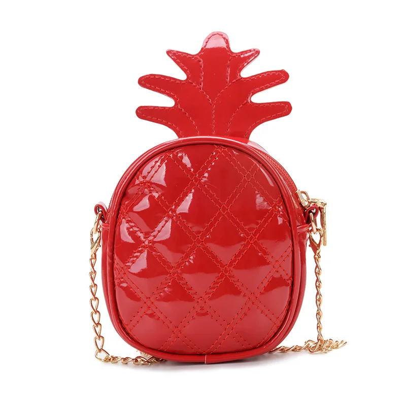 

Women Messenger Bag Pineapple Design Bag Kids Crossbody Bag Cute Girls Mini Flop