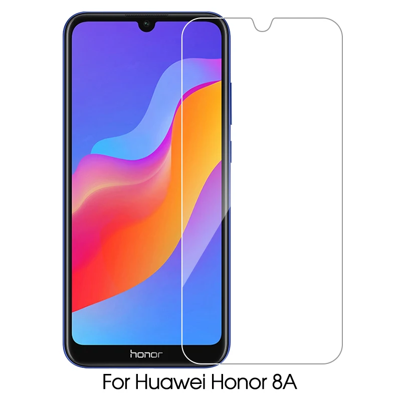 

Screen Protector For Huawei Honor 8A Tempered Glass Film For Huawei Honor 8A with White Edge Eliminate Revising Liquid