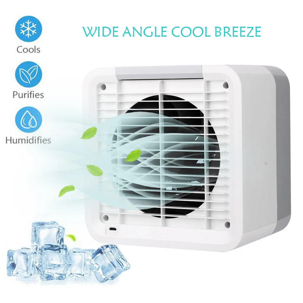 

Air cooler 2019top Mini Air Conditioning Conditioner Cool Fan Portable Home Office Desk Cooler g90701