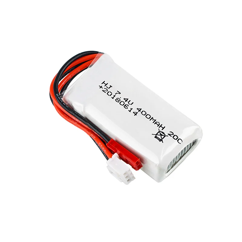 3 шт./лот Rc Lipo батарея 7,4 V 400mAh 20C 2S для RC автомобиля RC самолета 3D Аэробика F3P