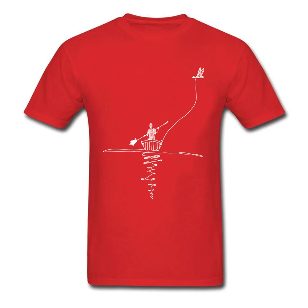 Man Bird Canoe_red