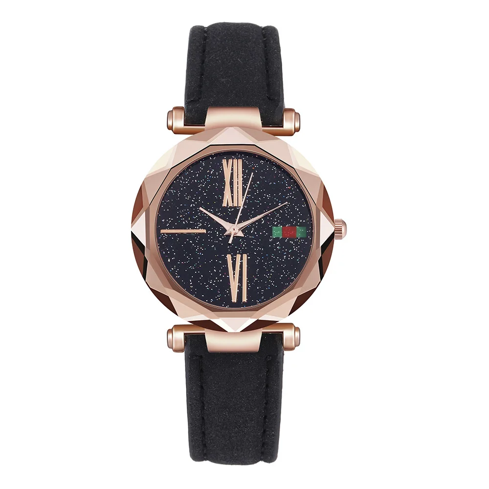 

2009 New Watch Star Sky Grinding Belt Ladies Watch Quartz