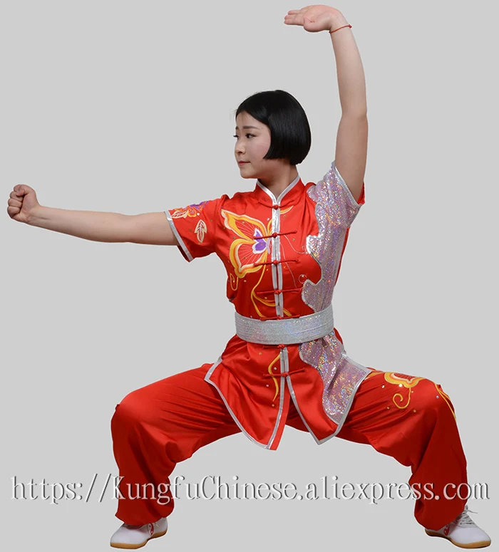 

Chinese wushu uniform Martial arts Tournament clothes Kungfu clothing taolu suit changquan garment for men women boys children