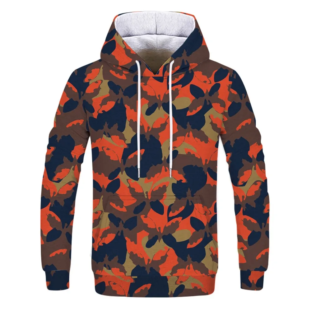 

JAYCOSIN Men's Color Long-Sleeve Model 3D Graffiti Print Tops Couple Hoodie Daily Tops Cotton Autumn Winter Polyester