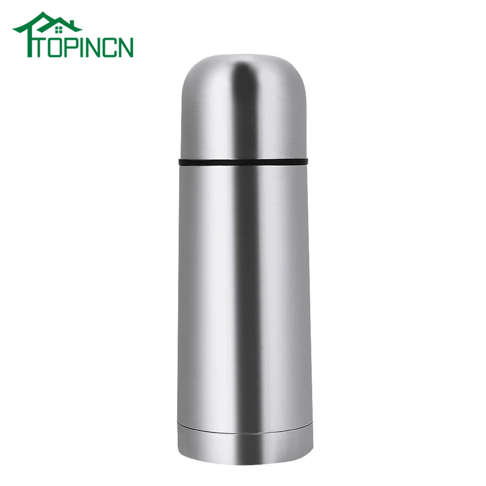 

TOPINCN 350-1000ml Men Vacuum Flasks Business Bullet Thermos Vacuum Bottle Flask Push Button Lid Insulated Cup