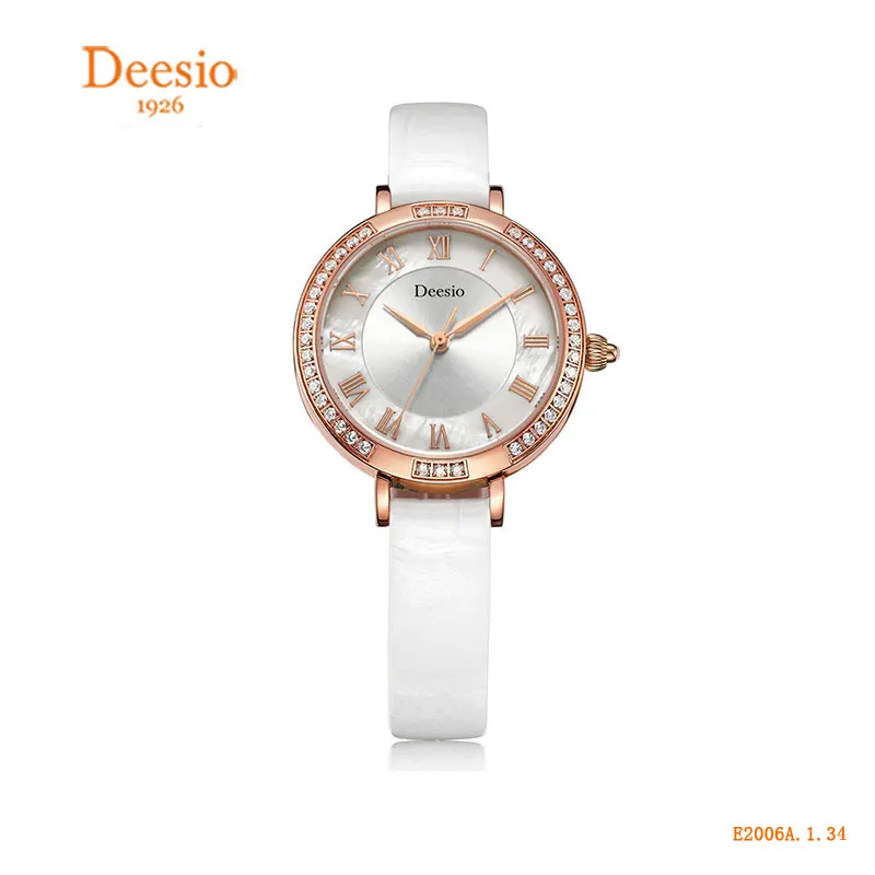 

Lady Watch Deesio Luxury Brand Women Watches Waterproof Quartz Watch Leather Fashion Brand for Woman 2018