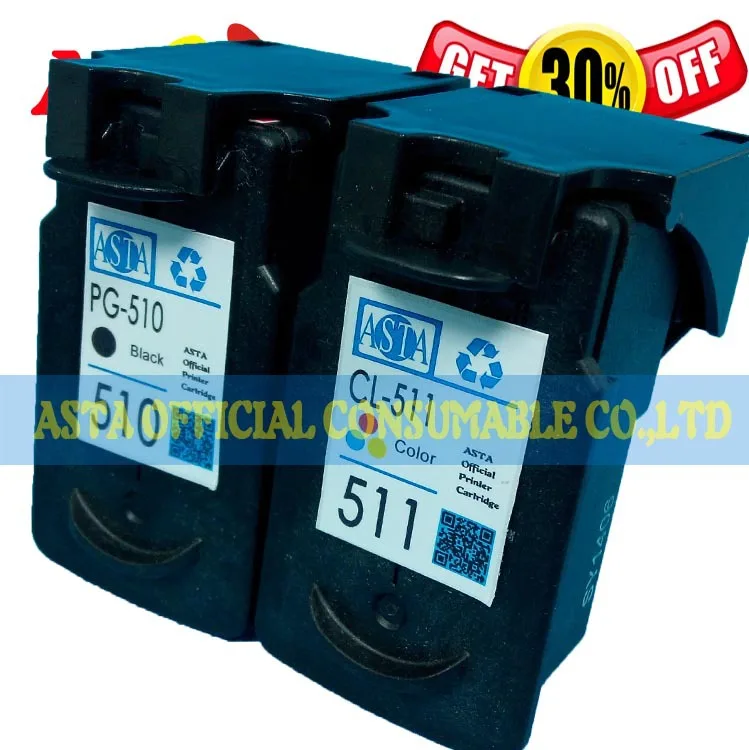 

For Canon Pixma MP272 MP280 MP282 MP330 Inkjet Printer Ink ,Europe High Capacity Ink PG-510 CL-511 Ink at02