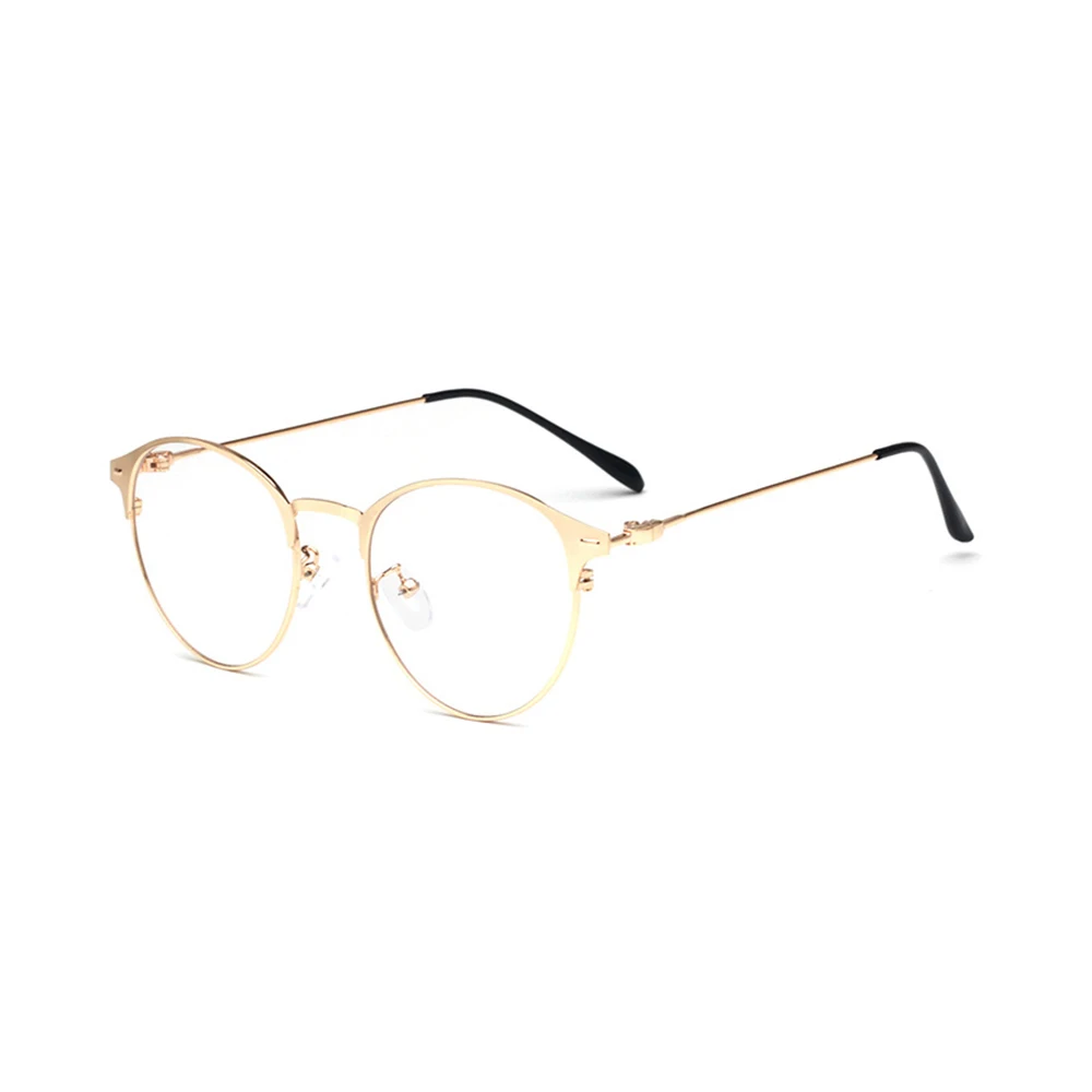 Прозрачное стекло es оправа Мода ретро металлический глаз Стекло es рамка Оптические очки для чтения рамка для женщин и мужчин стекло 1920OLO