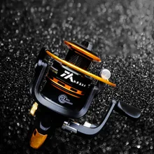 NA12 ось всех металлических головок предварительной загрузки спиннинговая Удочка с рыбным колесом для морской ловли катушки дорожного колеса