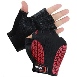 Мужские уличные фитнес с половиной пальца перчатки противоскользящие для вождения перчатки для велоспорта перчатки без пальцев перчатки