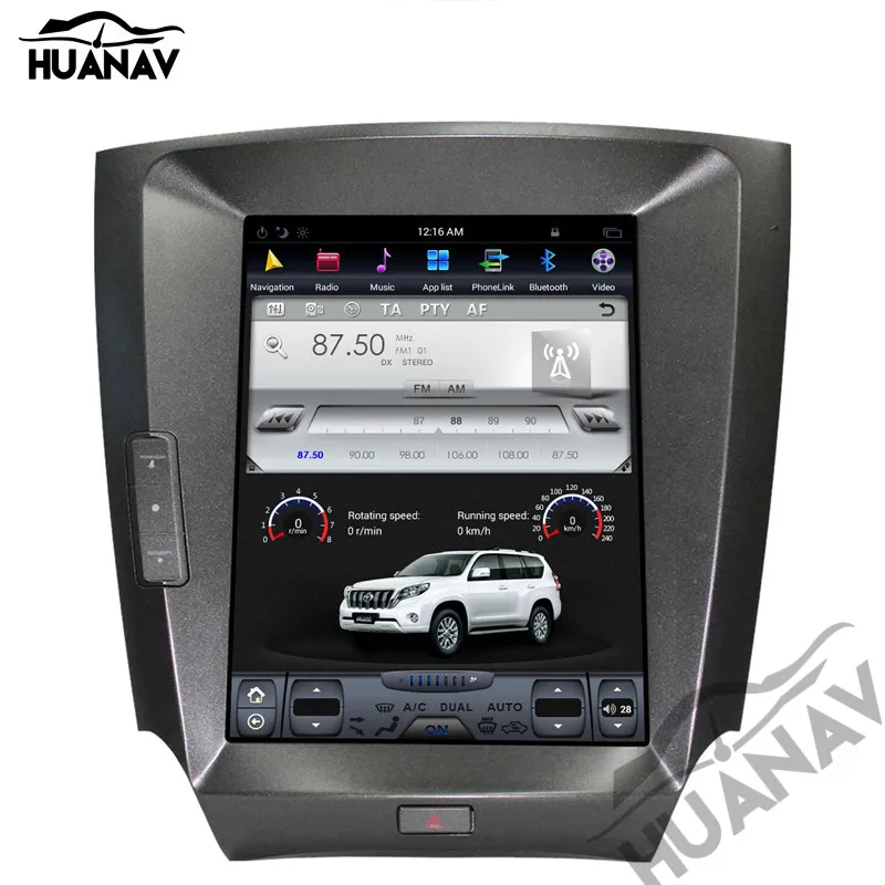 Автомагнитола Tesla style без DVD плеера GPS навигация для lexus IS200 IS250 I300 2004 2010
