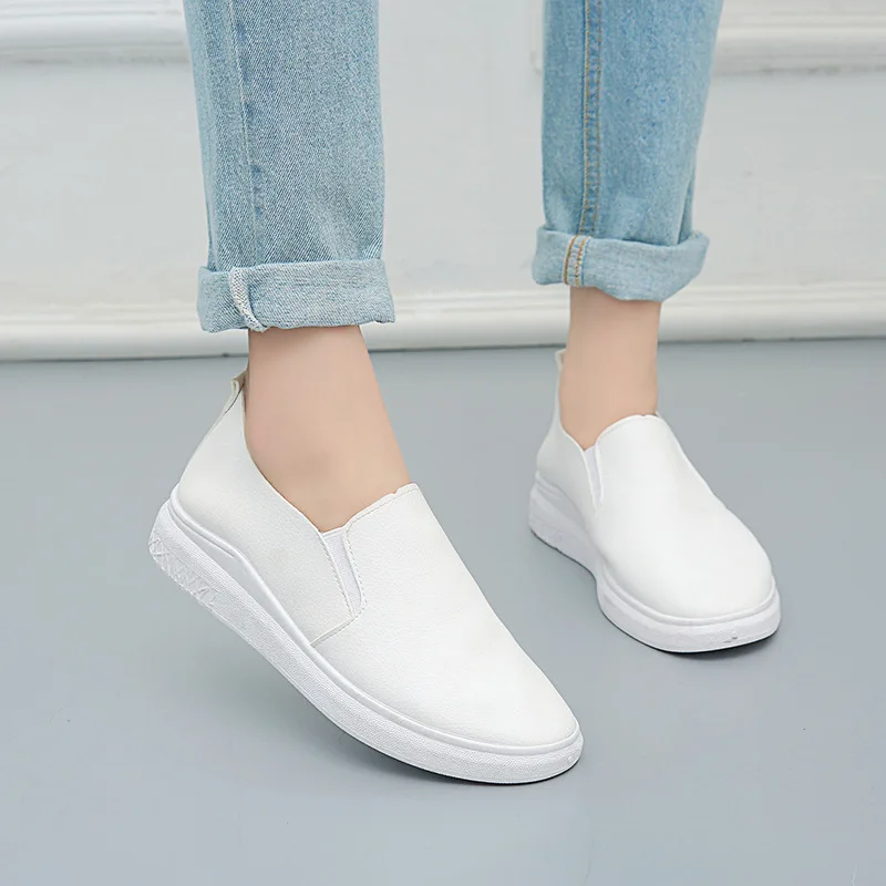 

New spring men's casual Korean white walking shoes ALA1-ALA12