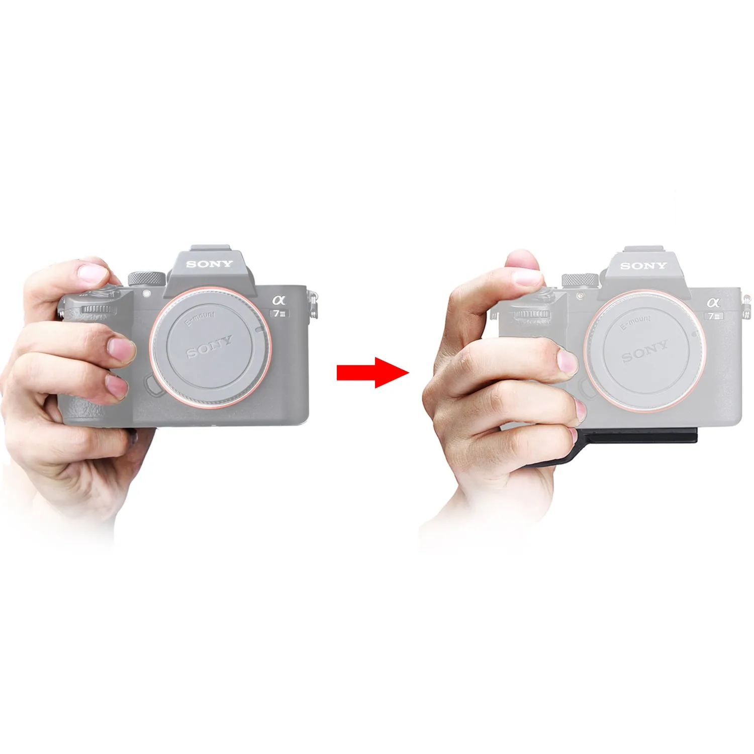  Meike MK-X1EM Metal Bracket Hand Grip for Sony GP-X1EM A9 A7MIII a7RIII a7RII a7II a7SII A7M3 a7R I