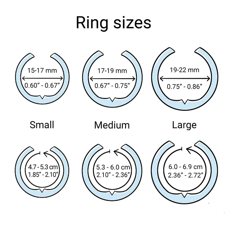 Против храпа кольцо- 3 размерах