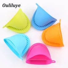 1 шт. термостойкие зажимы Анти-ожоги утолщенные перчатки для кухонных гаджетов силиконовые перчатки для микроволновой печи изолированные зажимы для теплового горшка