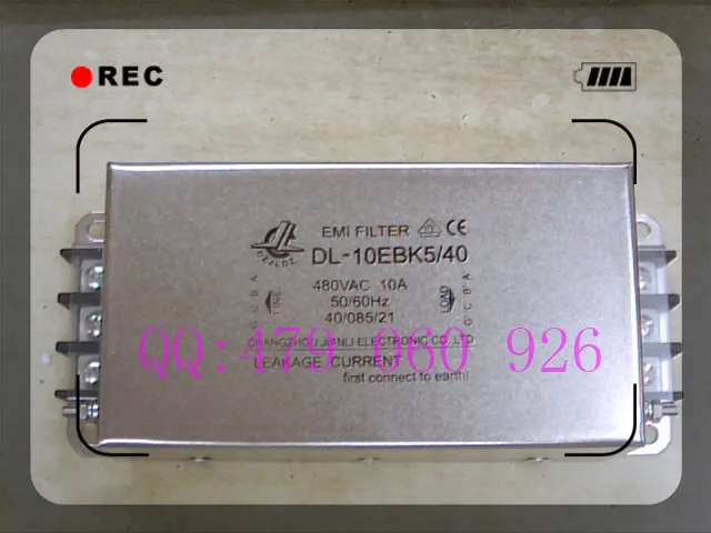

[ZOB] Jianli EMI inverter input power filter DL-10EBK5/40