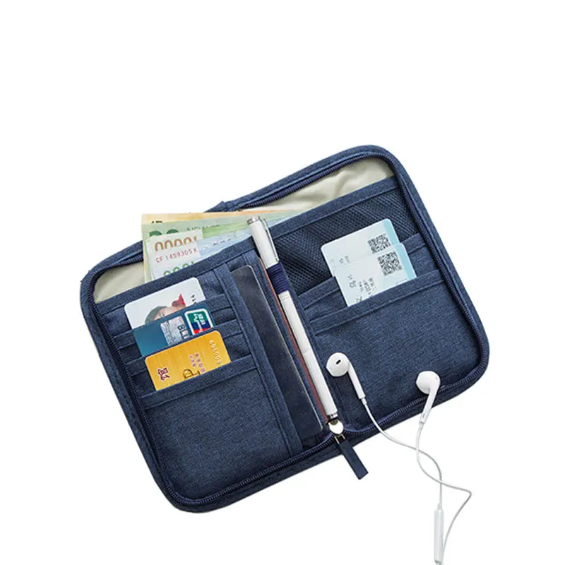 Casual Good Quality Men Travel Passport Protector Bags Oxford 2018 Plane Tickets Bags Women ...