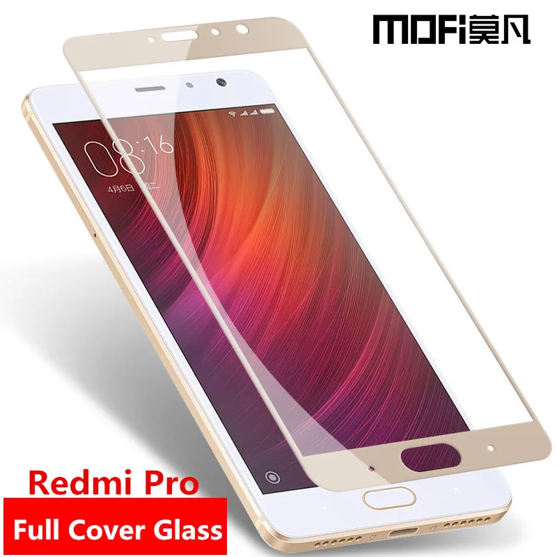 Защитное стекло для экрана xiaomi redmi pro из закаленного Красного стекла mi prime