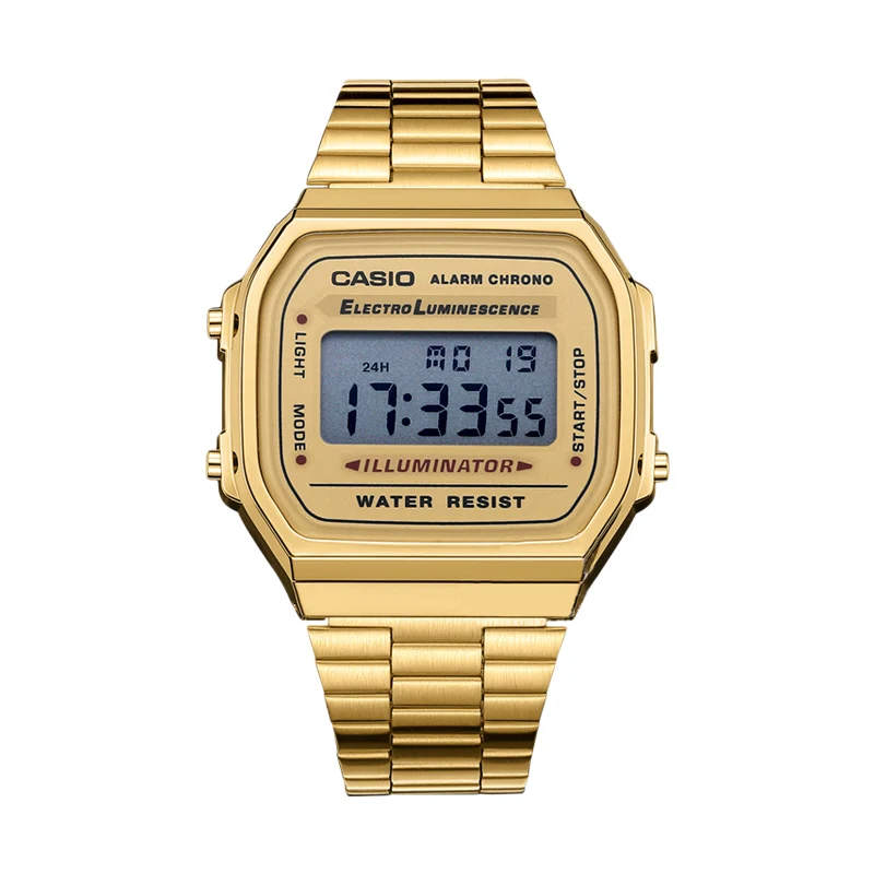 Casio Часы мужские повседневные электронные часы A168WG-9W