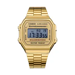 Casio Часы Человек Повседневное электронные часы A168WG-9W