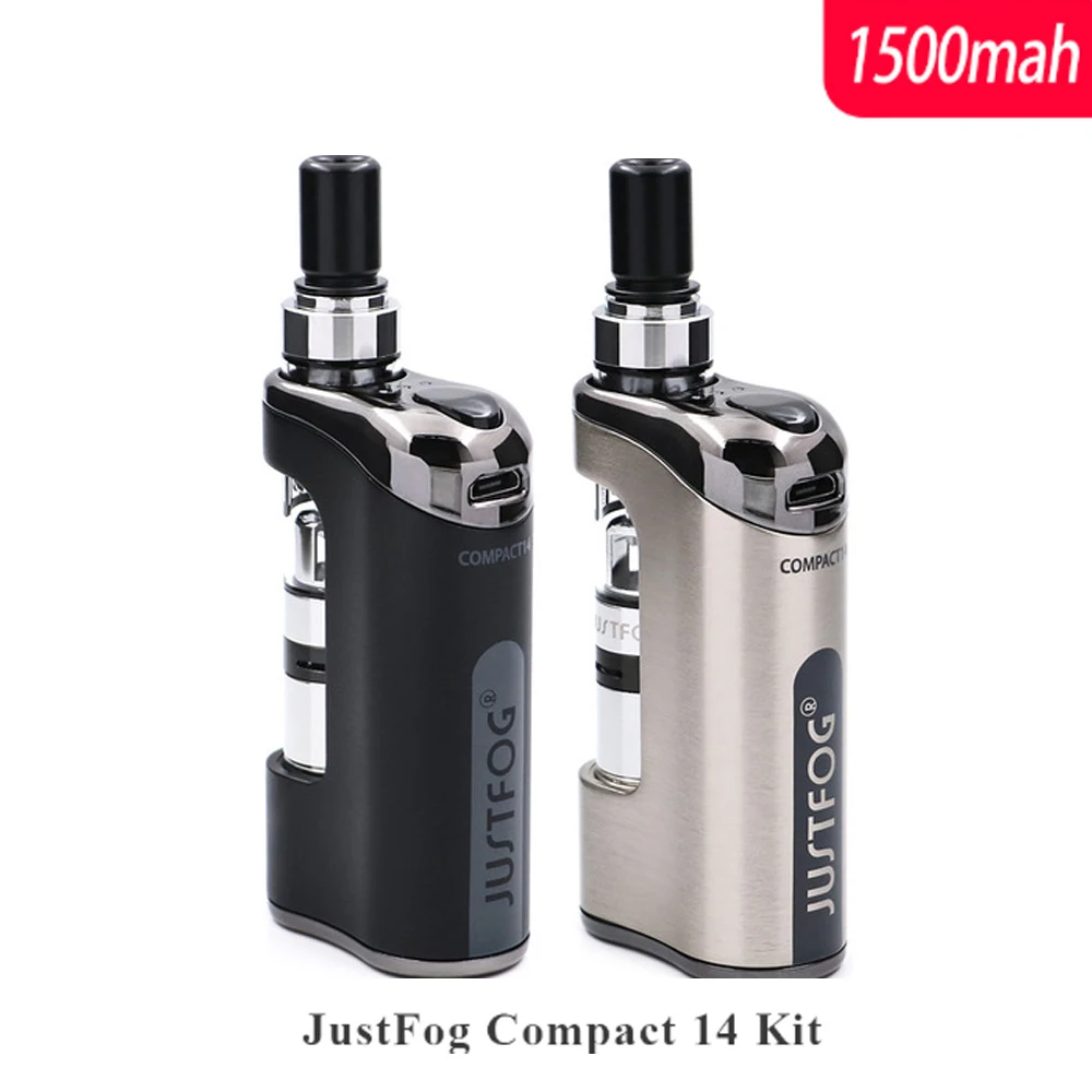 

E Cigarette Kit Compact 14 Kit 1500mah built-in battery with 5PCS Justfog Coil vs Justfog Q16/Q14 Kit