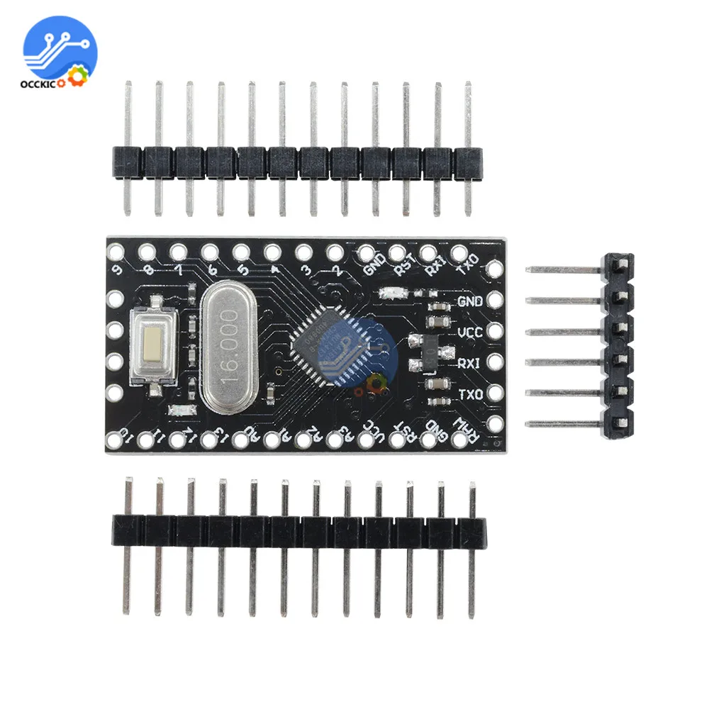 

Electronic 1pcs Atmega168 controller compatible for arduino Atmega168P Pro-mini5V Crystal Oscillator Board Micro Control