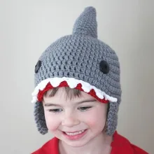 Новинка Вязание маленьких Детские зимние штаны Шапки вязать Кепки s для детей ручной работы зимняя теплая детская Кепки* прекрасный шапка с рогами touca inverno