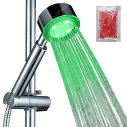 Аромат зеленый светодиодный LED насадки для душа романтические огни воды дома для ванной