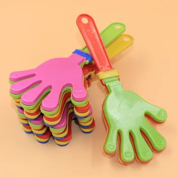 

200pcs Plastic Hand clapper clap toy cheer leading clap for Olympic game football game Noise Maker Baby Kid Pet Toy