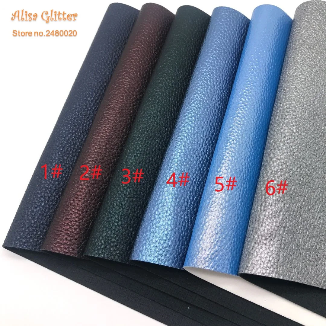 

1PCS A4 SIZE 21X29cm Alisa Glitter Cuero Sintetico Synthetic Leather Faux Leather Metallic Litchi Grain Pu Leather for DIY K87