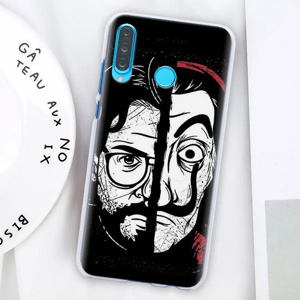 001 La Casa de papel чехол для телефона coque для huawei P30 Pro P10 P20 P30 Lite P8 P9 Lite P Smart Plus чехол - Цвет: 001