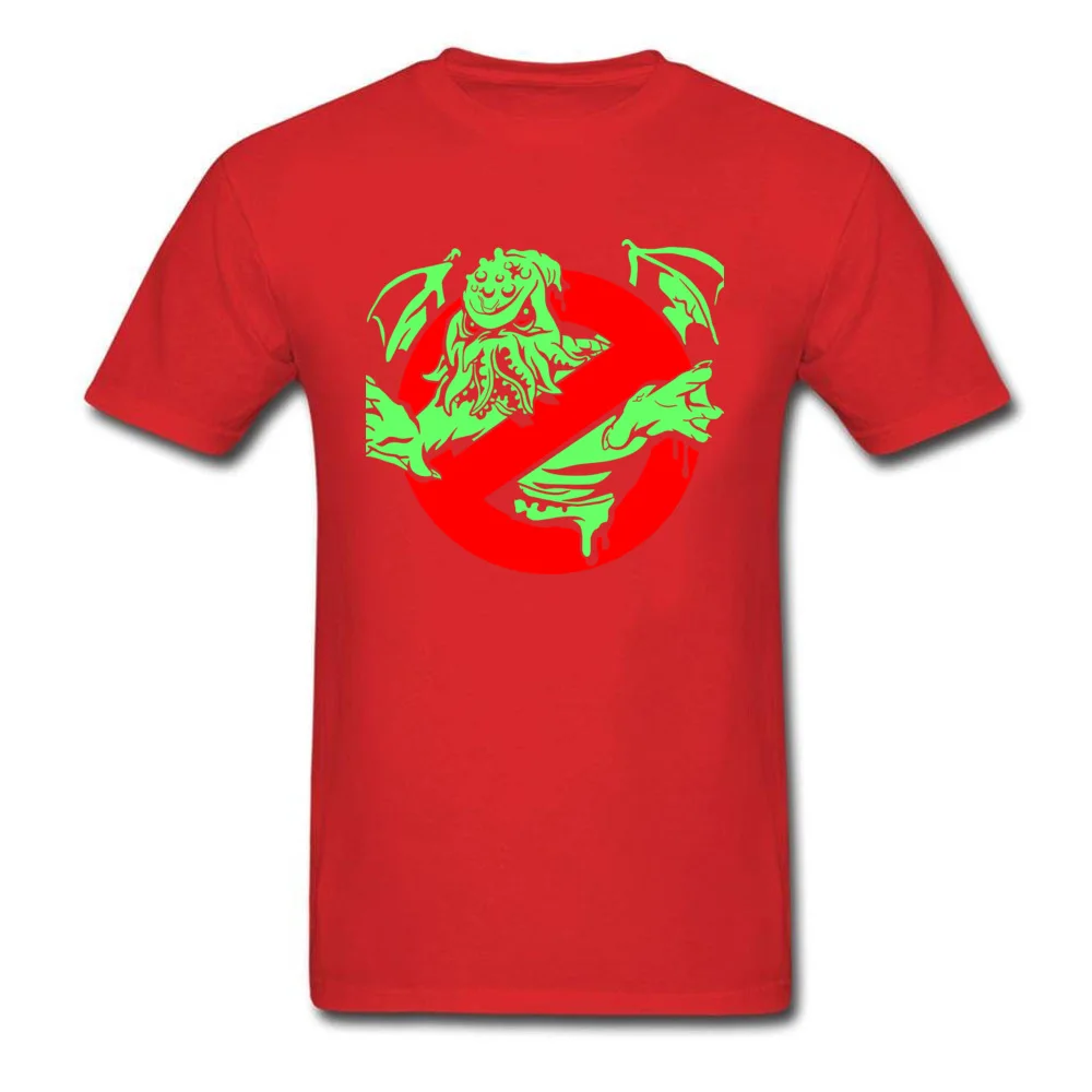 Cthulu Busters Cotton Simple Style Tops Tees 2018 Fashion Short Sleeve Student T-Shirt Casual ostern Day T Shirts Crewneck Cthulu Busters red