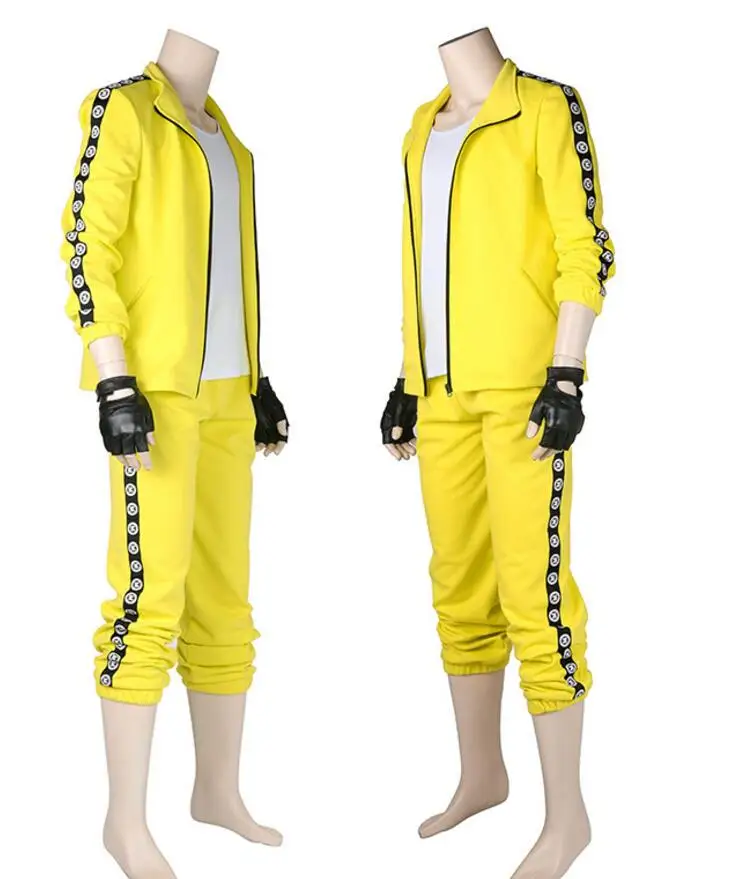  For Game PUBG Winner Cosplay Coat Yellow Print Jacket New Pants Sets Cosplay Costumes