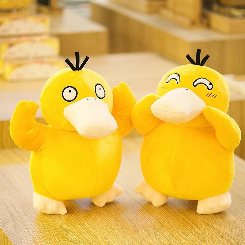 

1pc 30/40/50cm Cute Psyduck Plush Toy Soft Stuffed Cartoon Animals Yellow Duck Doll Children Playmate Pillow Kids Birthday Gifts