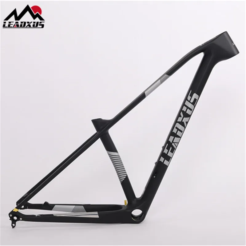 Best LEADXUS 29er Super Light Carbon Fiber MTB Bike Frame Quick Release/Thru Axle Exchange 29 Inch Mountain Bicycle Carbon Frame 2