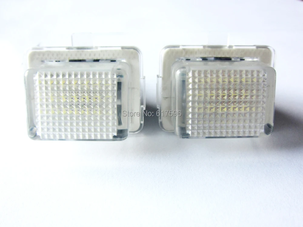 2 шт. ошибок 18SMD светодиодный номерного знака светильник комплект Замена для Mercedes
